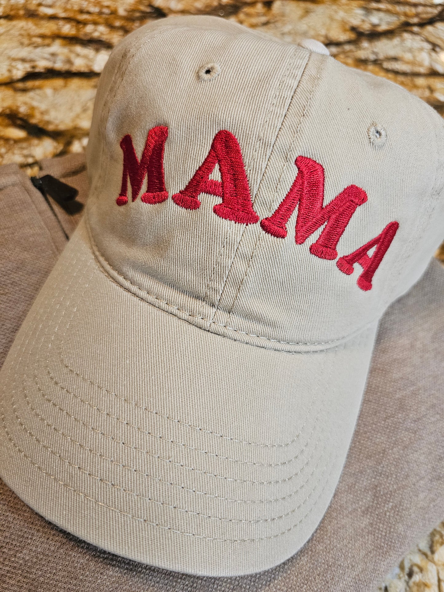 Mama Embroidered Dad Hat | Baseball Hat