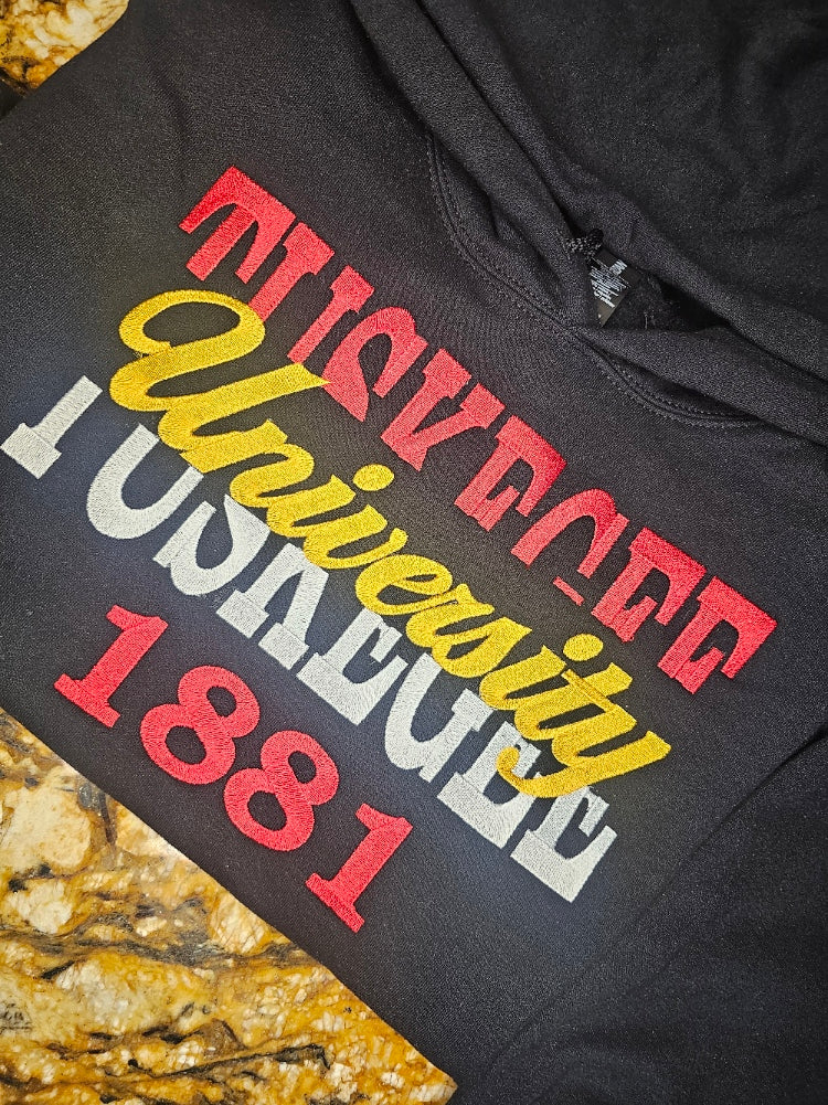University Split Design Sweatshirt