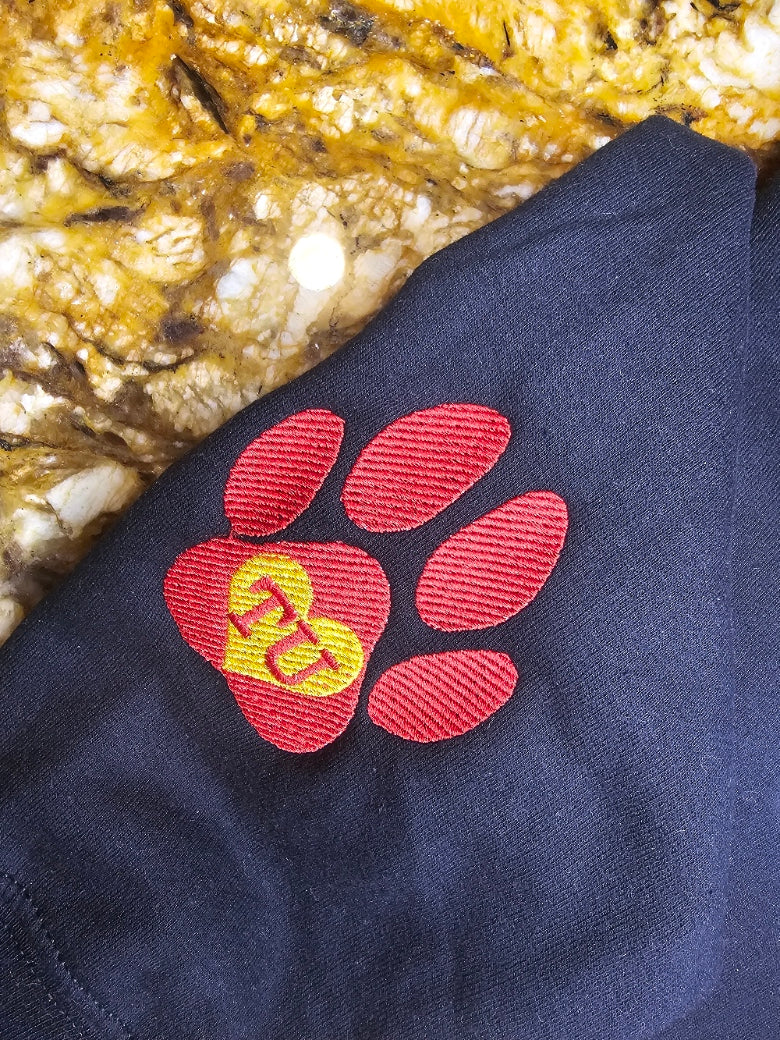 University Split Design Sweatshirt